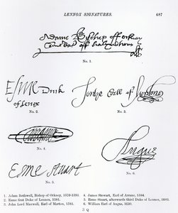 Signatures du clergé et de l